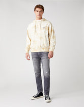 MĘSKA BLUZA WRANGLER HOODIE PAPYRUS W6E1HAXME 112130725
